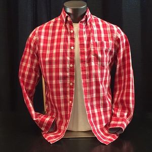 Banana Republic slim fit plaid shirt